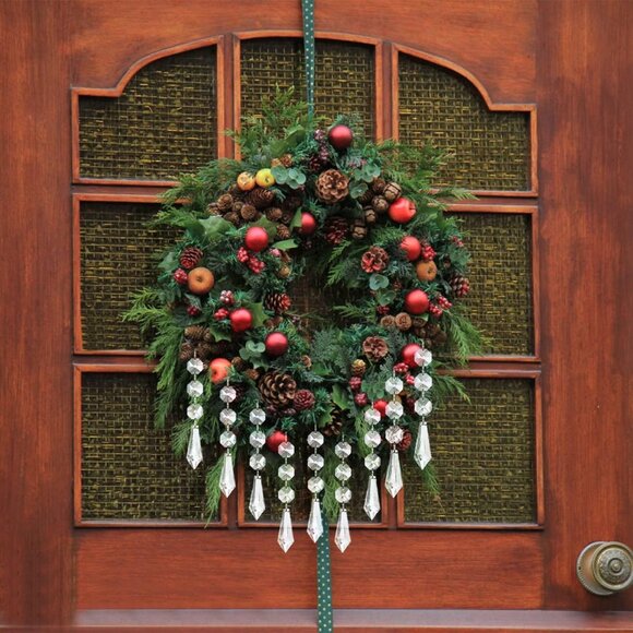 30pk Crystal Ornaments for Christmas Tree Acrylic Hanging Crystals Decor - Picture 5 of 8